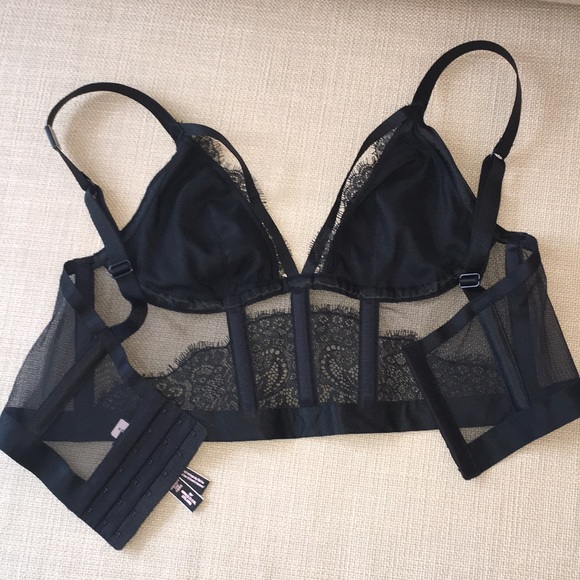 Victoria's Secret VS Strappy Lace Bustier Bra M - Picture 4 of 6